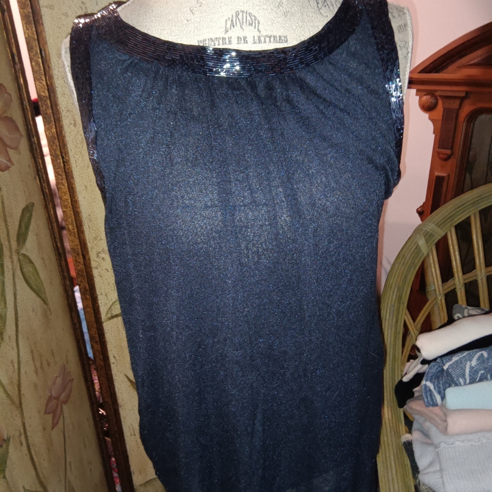 Beautiful sleeveless Ellen Tracy top